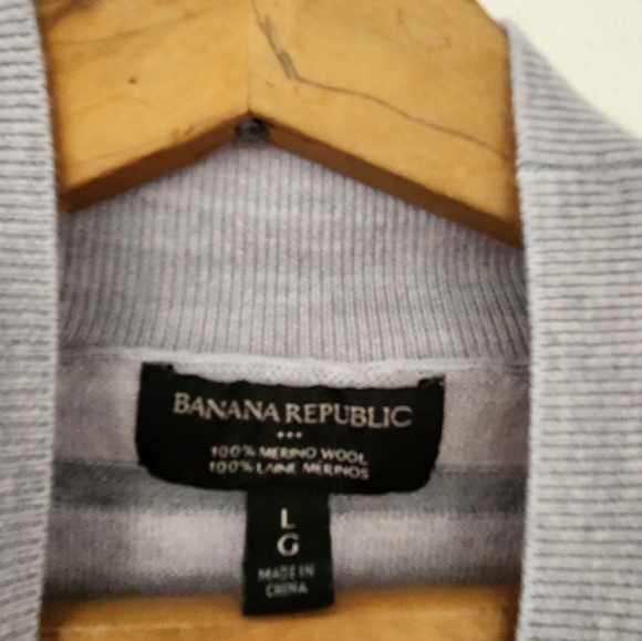 Banana Republic 100% Merino Wool Mock Neck Sweater Large - Picture 7 of 7
